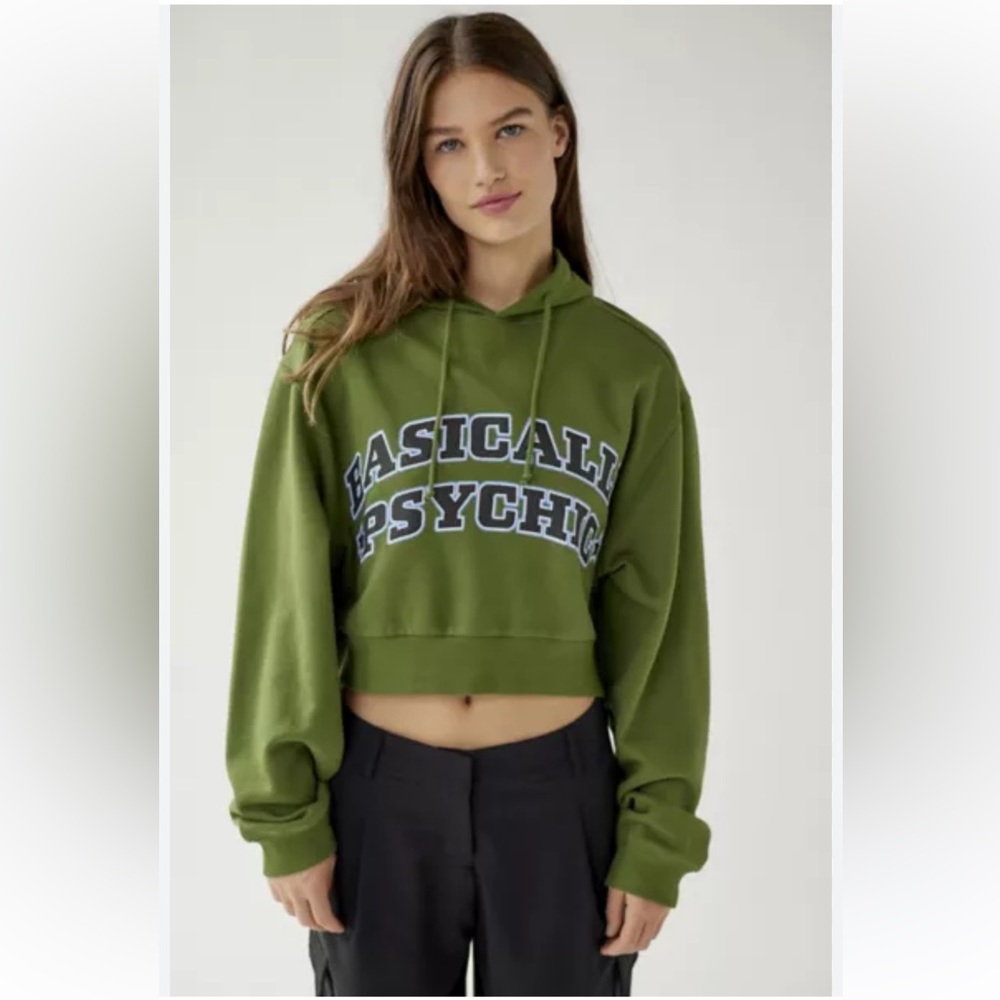 NWT Urban Outfitters Cropped Hoodie Medium